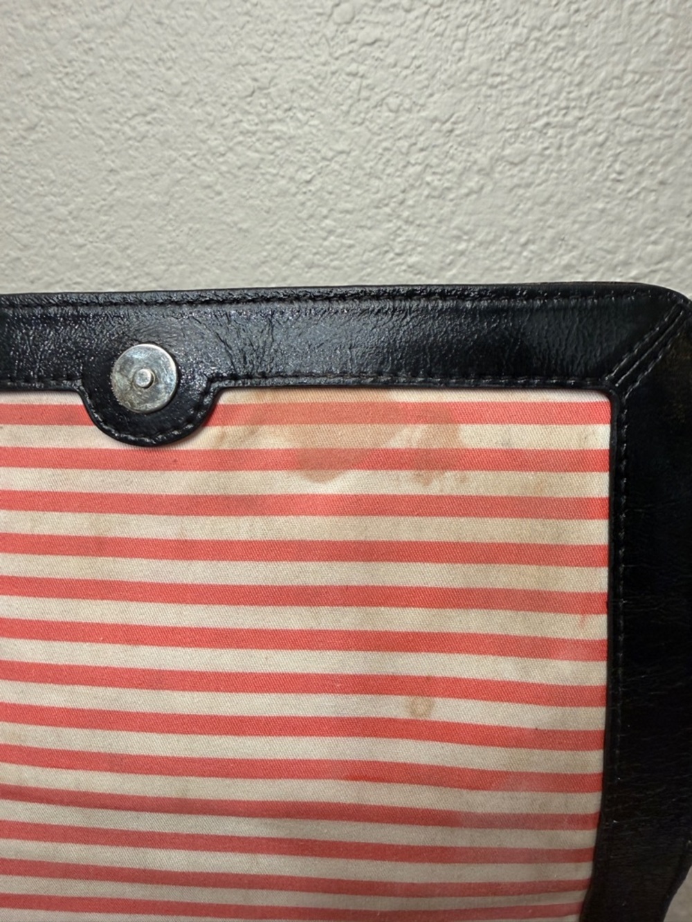 Kate Spade Black Leather Wristlet with Chain-REHAB - Picture 5 of 7